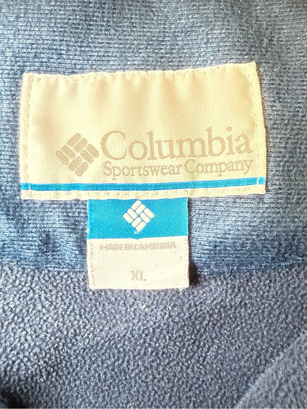 Columbia Men’s Dark Blue Full-Zip Jacket - Picture 6 of 10